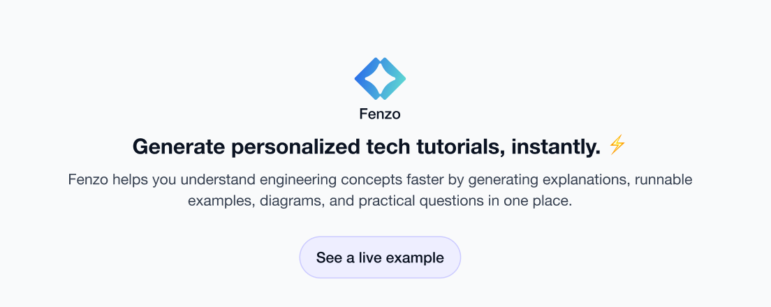 Live example button exploration