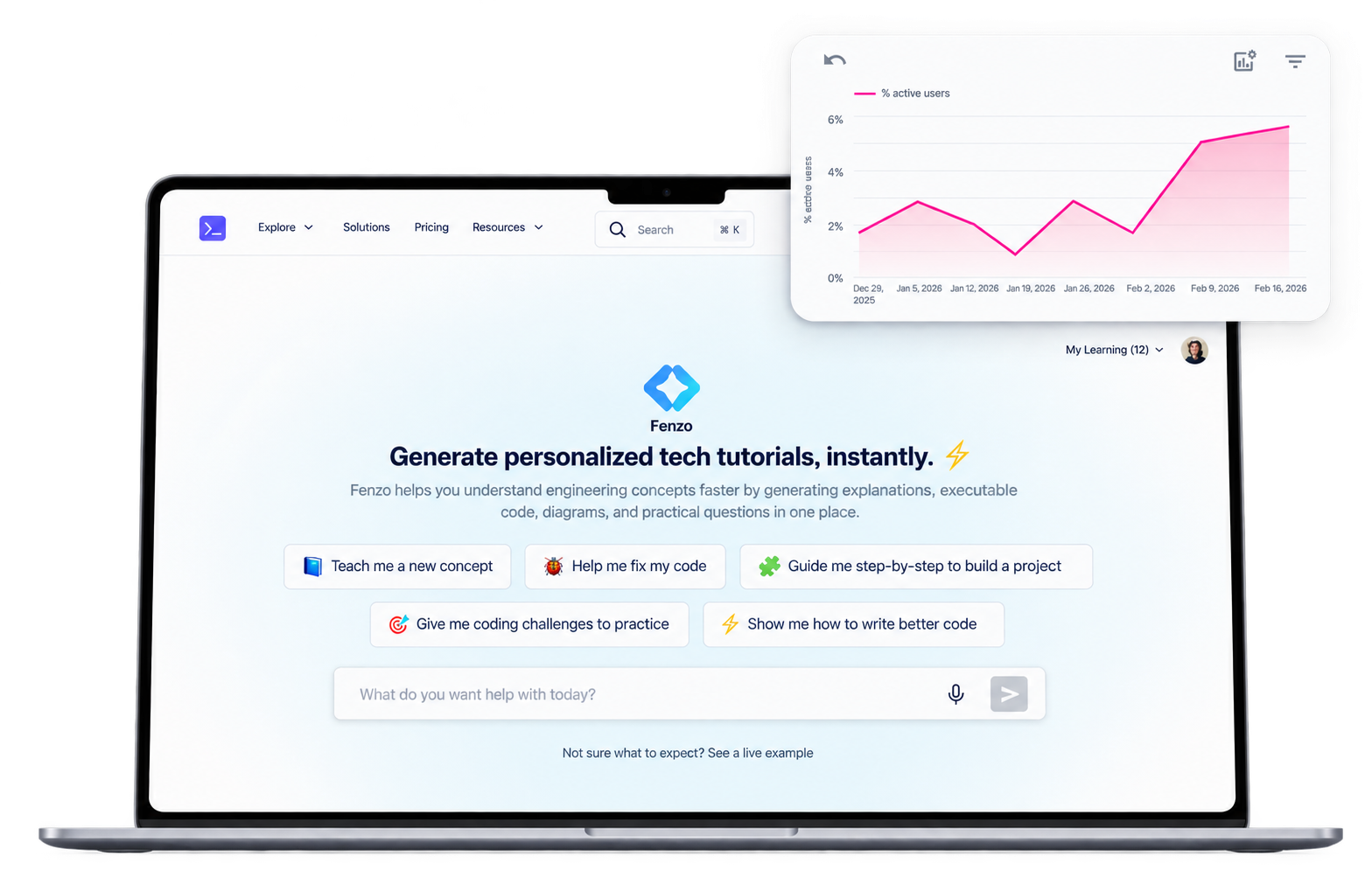 AI Tutor activation experience