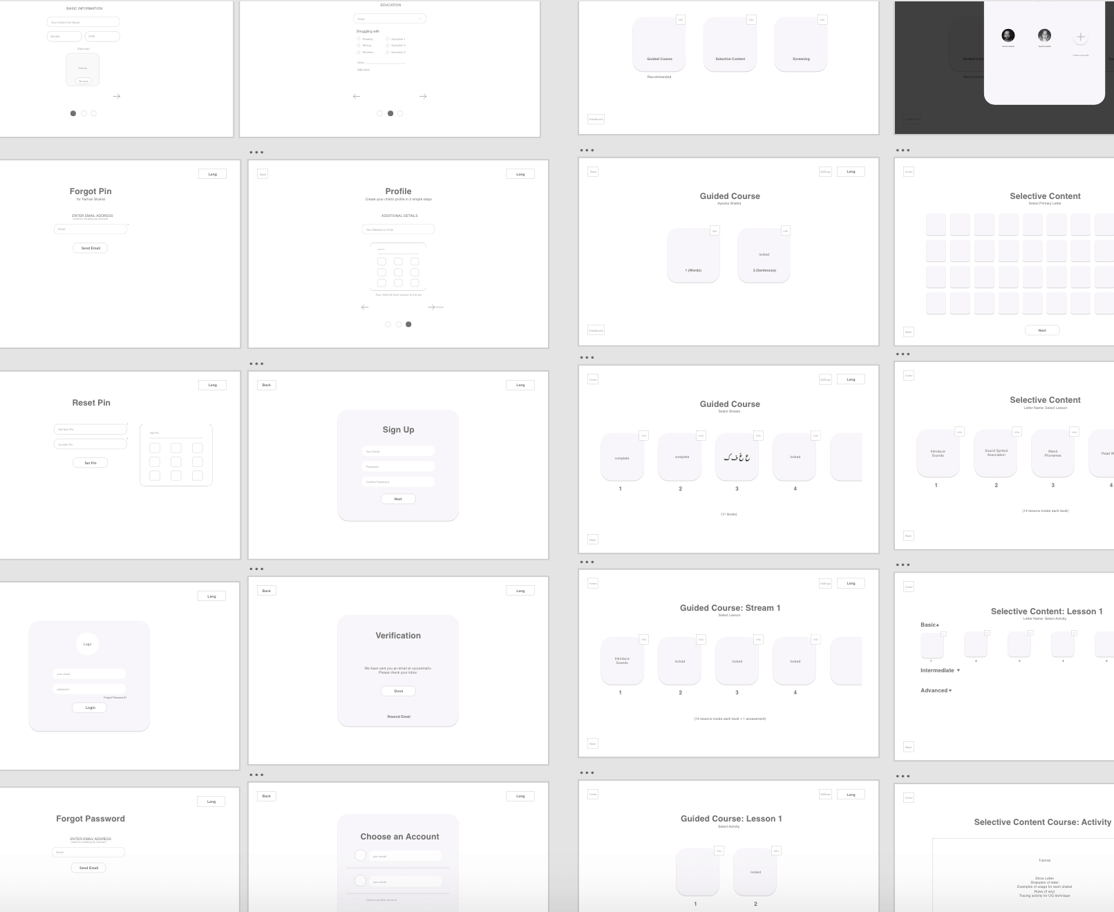 Wireframes